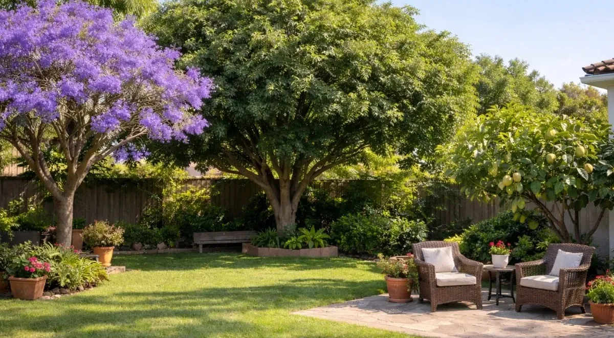 Guía de árboles con raíces no invasivas para jardines pequeños